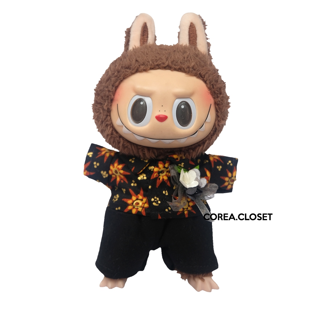 READY STOCK LABUBU MACARON DOLL kpop doll clothes - SETELAN BAJU BATIK ( boneka korea menengah atas 