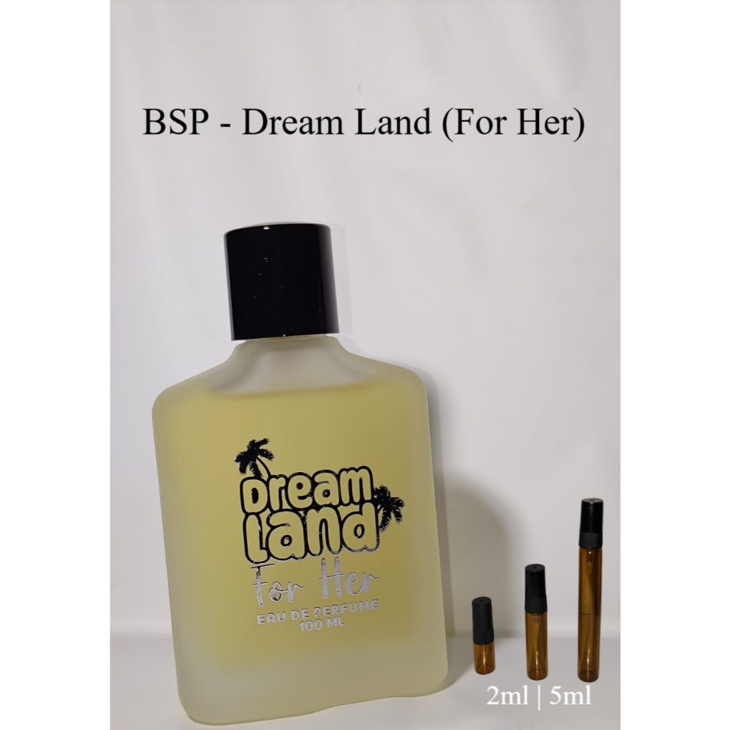 (NEW) Decant / Vial BSP / Bali Surfers Perfume - Dream Land For Her | 2ml | 5ml | - tokoloola -