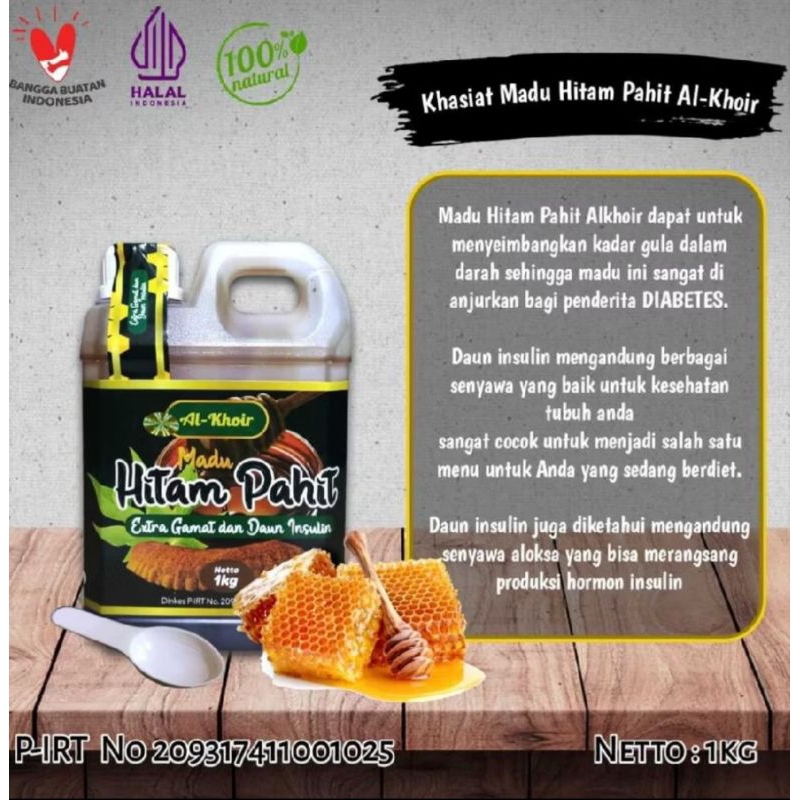

Mocca Jaya-MADU HITAM PAHIT DAN MADU MANIS RAW HONEY MULTIFLORA UKURAN 1KG/1000GR