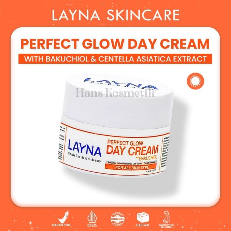 Layna Perfect Glow Day Cream (BPOM) | Layna DNA Salmon Day Cream | Layna Krim Pagi DNA Salmon | Layn