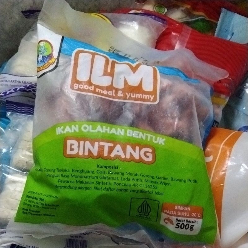 

ILM good meal dan yummy berat 500gr bentuk bintang