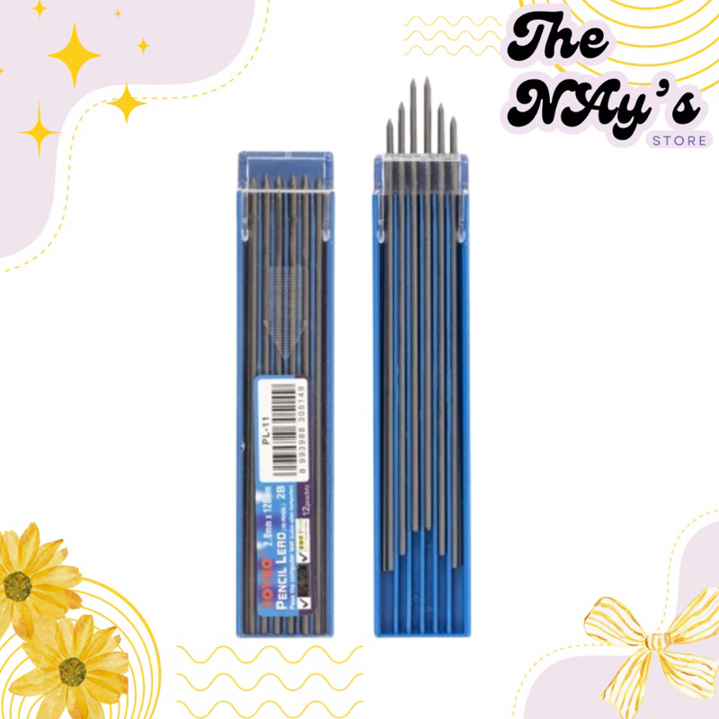 

1tube JOYKO Isi Pensil Mekanik PL-11 / Pencil Lead 2B 2,0 mm per 1 tube isi 12 pcs
