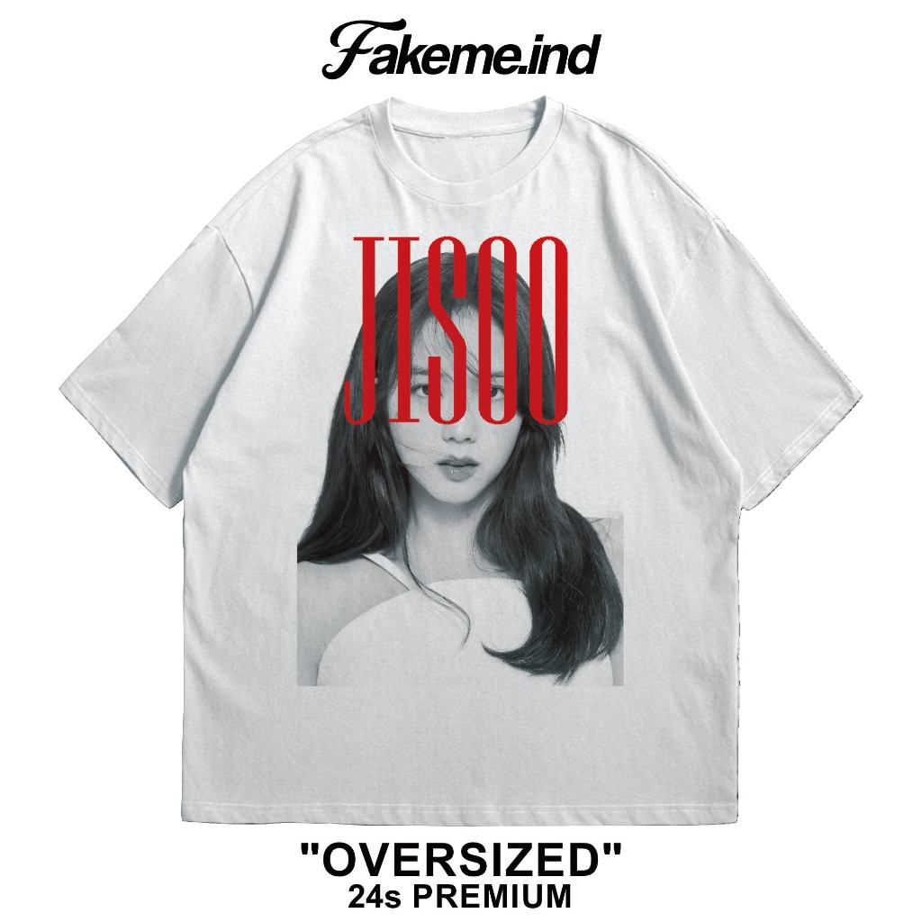 Tshirt Jisoo BLACKPINK Kaos Kpop Oversize - Fakeme.ind