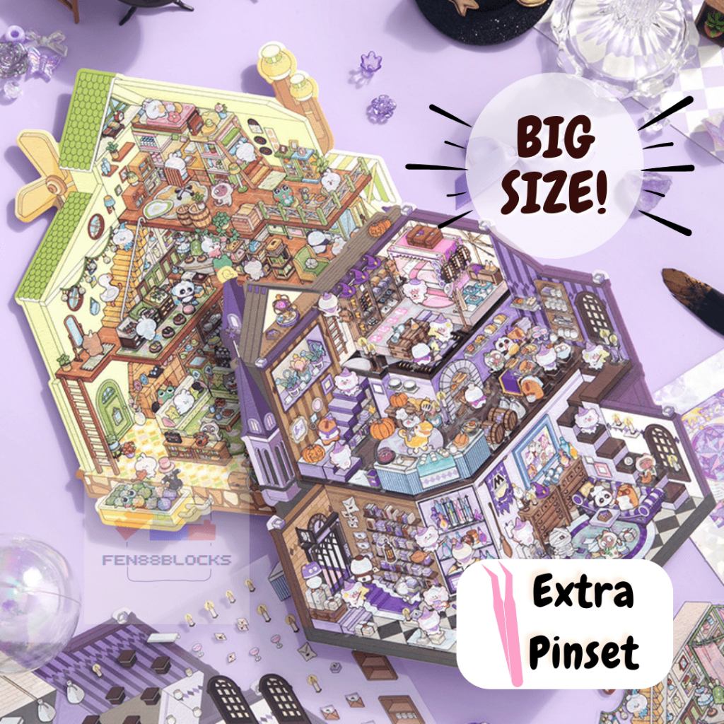 

Sticker 3D Premium Lucu aktivitas bersama anak hadiah lucu creative korea viral Varian Terbaru