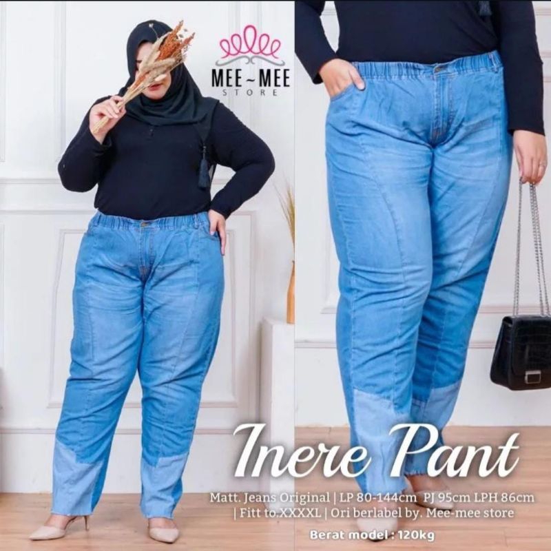 Inere Pant Cutty Pant Jeans Diora Pant Qwena Pant | Celana Jumbo | Celana Jeans Wanita Jumbo | Jeans