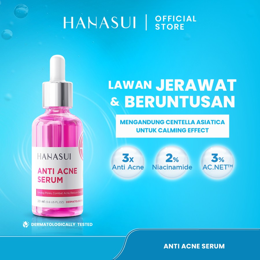 HANASUI ANTI ACNE SERUM / SERUM ACNE / PINK