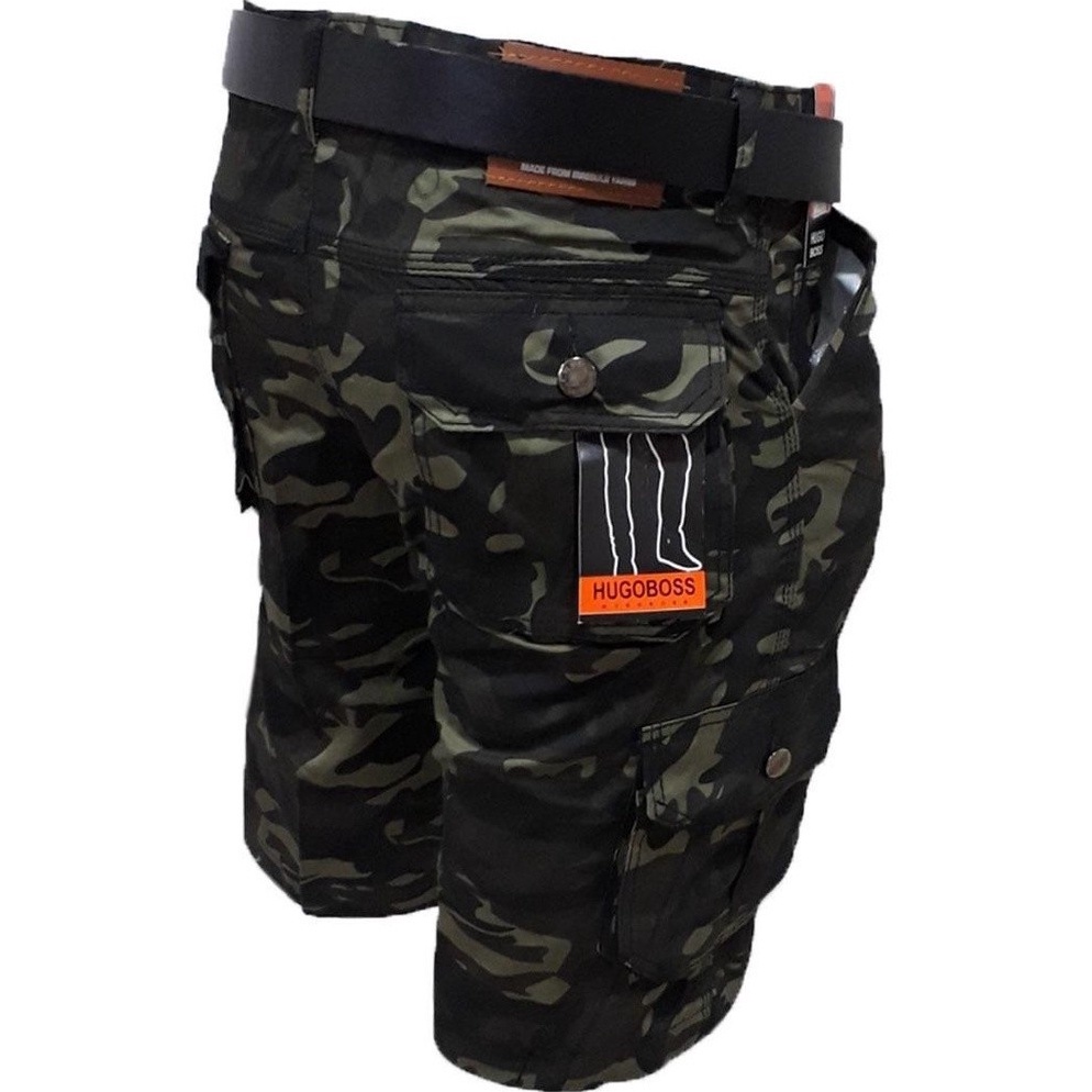 Termurah COD Celana Pendek Cargo Loreng  Celana Cargo Pendek Loreng  Celana Loreng Pendek  Celana Ca