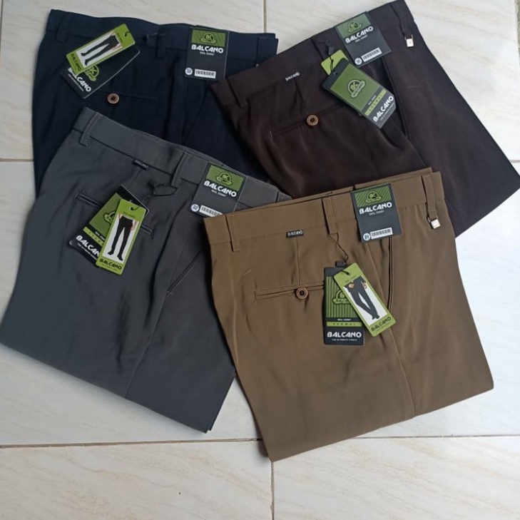 New Stock BALCANO CELANA BAHAN PRIA STANDAR TEBAL ORIGINAL