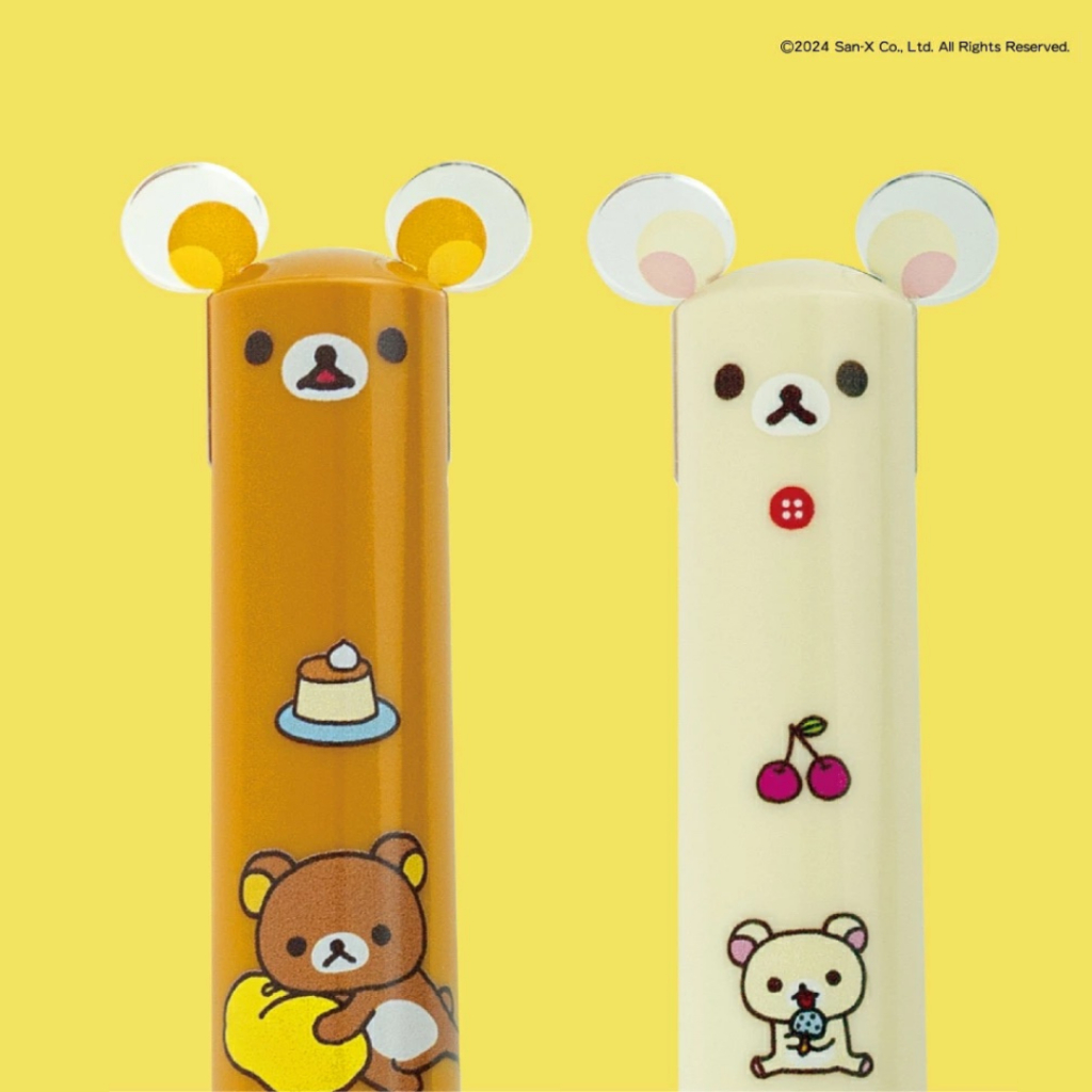 

Sakamoto Funbox MiMi San-X Rilakkuma Korilakkuma 2 Color Ballpoint Ink Pen 0.7mm Limited Edition