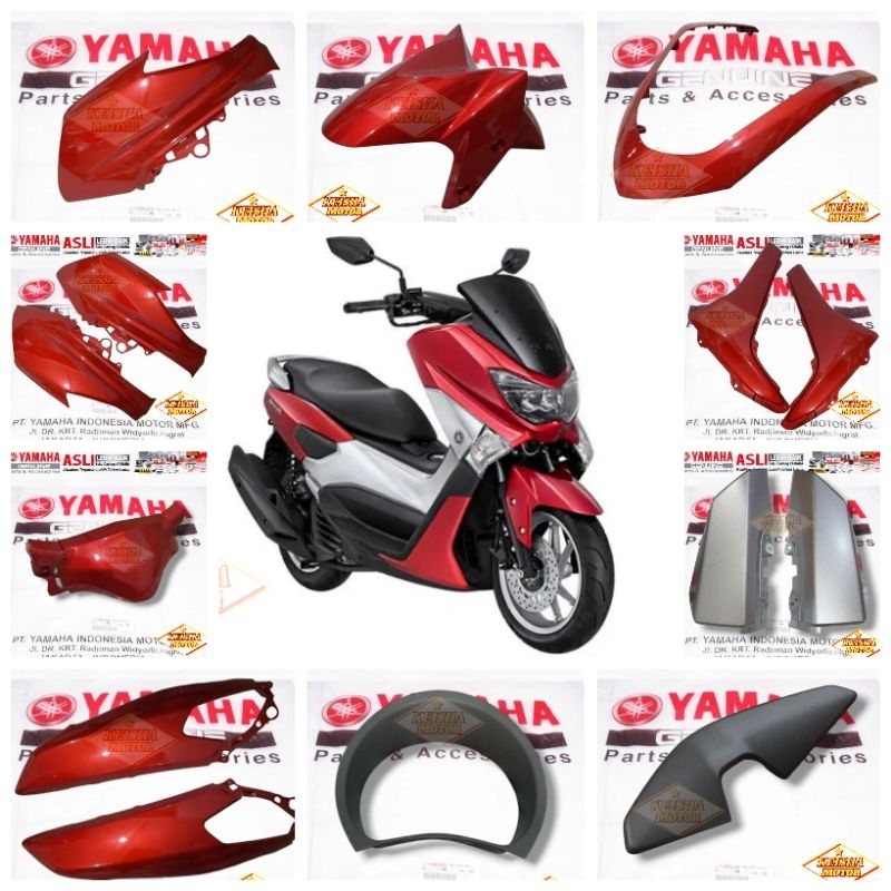 Varian Body-Body Halus Merah Glossy NMAX OLD 150 Original Yamaha