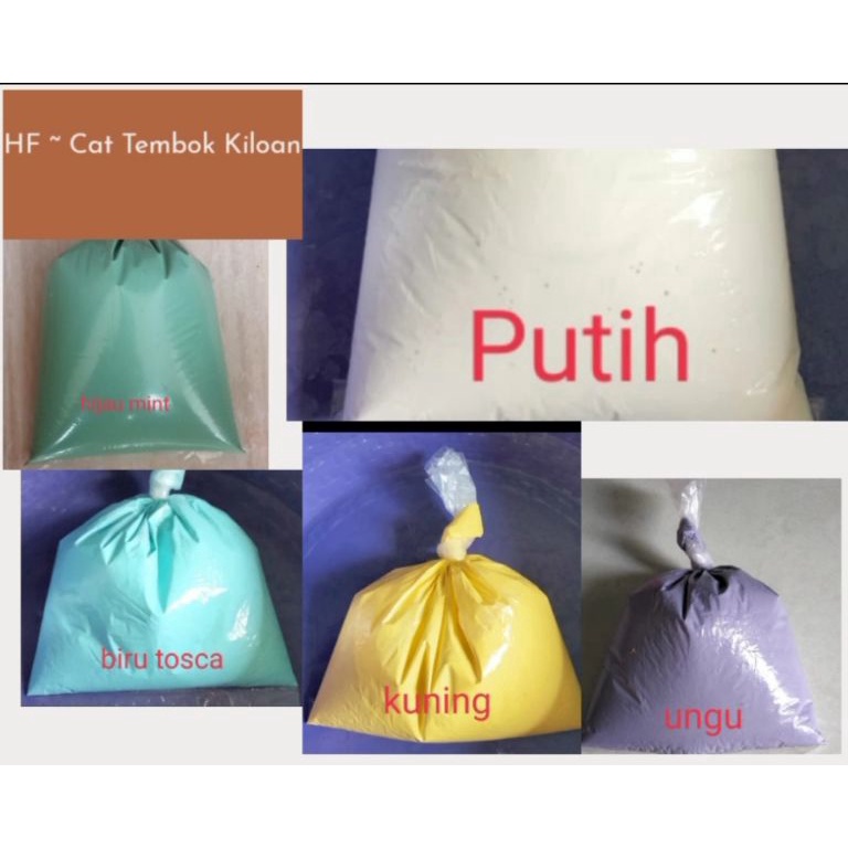 Dipesan ya HF  Cat Tembok 1kg Murah  Cat Tembok Kiloan Cat Tembok Cat Kiloan  Cat Kiloan Murah Cat K