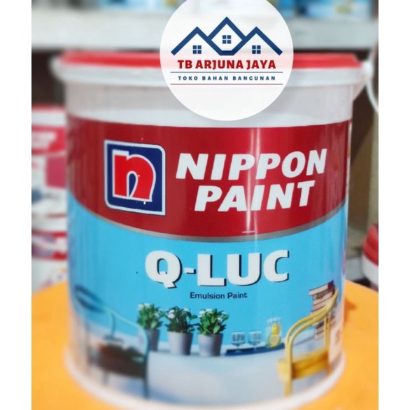 Maxi Promo Cat Tembok Nippon Paint QLUC 45 KG  QLUC Kemasan Galon 5KG  Q LUC Cat Murah Kualitas Bagu