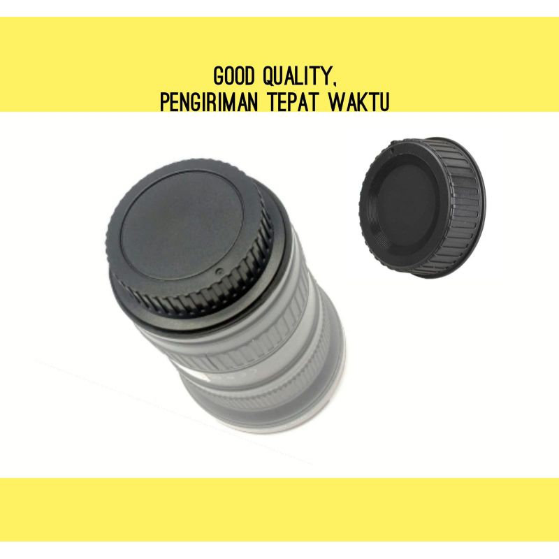 Tutup Belakang Lensa Kit / Fix / Wide / Tele Canon Mirrorless DSLR EFS EFM RF RFS / EF-S EF-M RF RF-