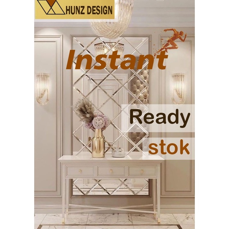 Siap Kirim CUSTOM DEKORASI CERMIN KACA DINDING BEVEL KACA BEVEL CERMIN BEVEL  CERMIN BEVEL DINDING H