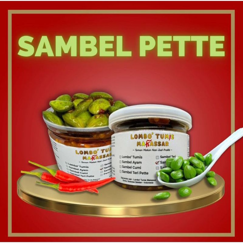 

Sambal Pete Lombo' Tumis Makassar
