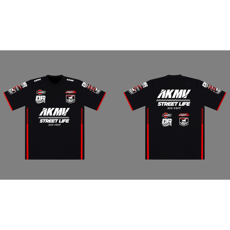 BAJU AKANG MV MODEL RACING MERAH