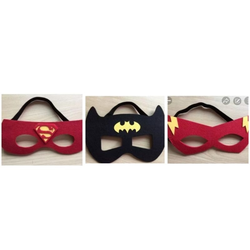 Mainan Anak Topeng Superhero Batman, Superman