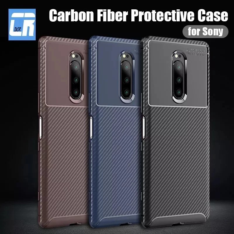 SONY Xperia 1 II / 1 III CASE CARBON AUTOFOCUS SLIM ARMOR PROTECTION - NEW AUTOFOCUS