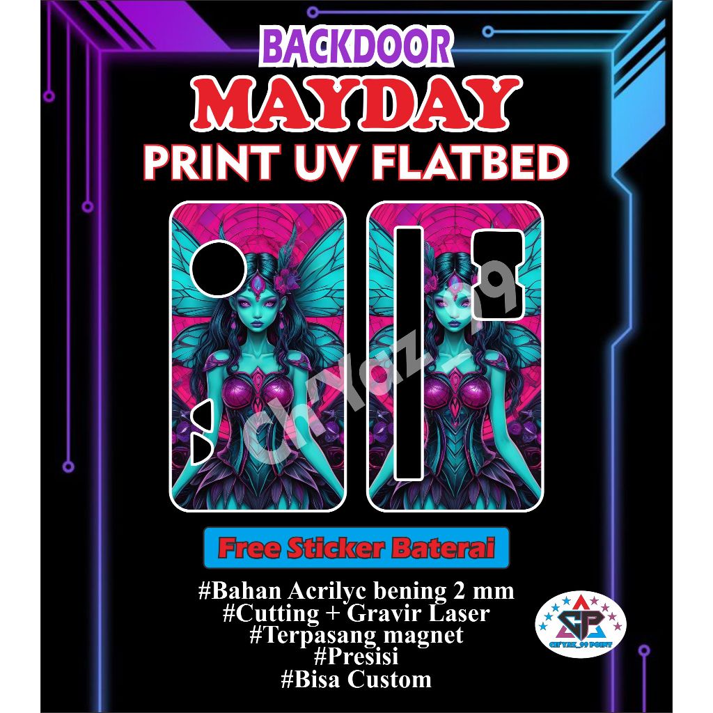 

PANEL ACRILYC BENING PRINT UV FLAT BED MAYDAY A10