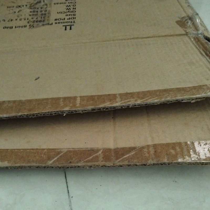 

kerdus packing 2 sisi