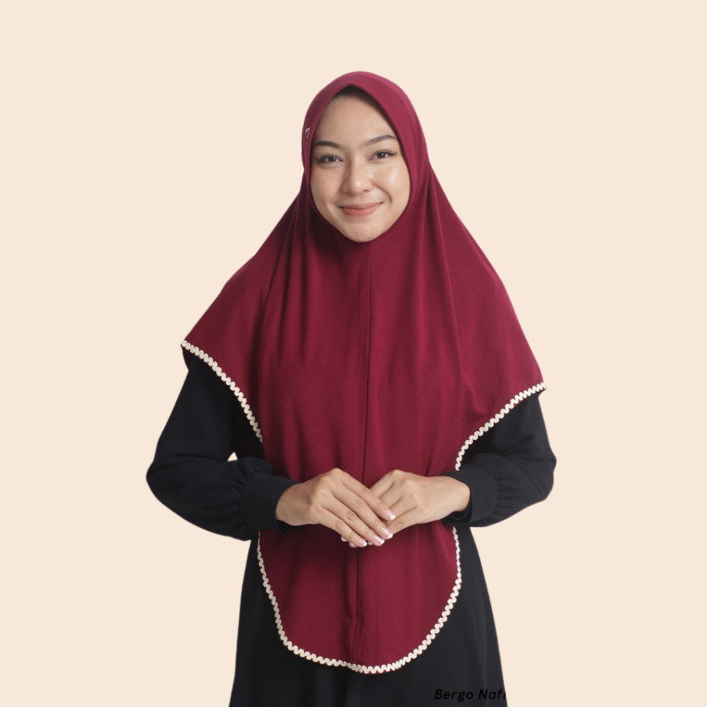 Pasmira Official - Nafhah Bergo Instan ( HIjab Daily Instan Bahan Rayon Exclusive)