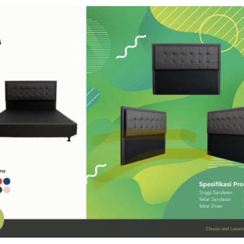 divan sandaran 180x200