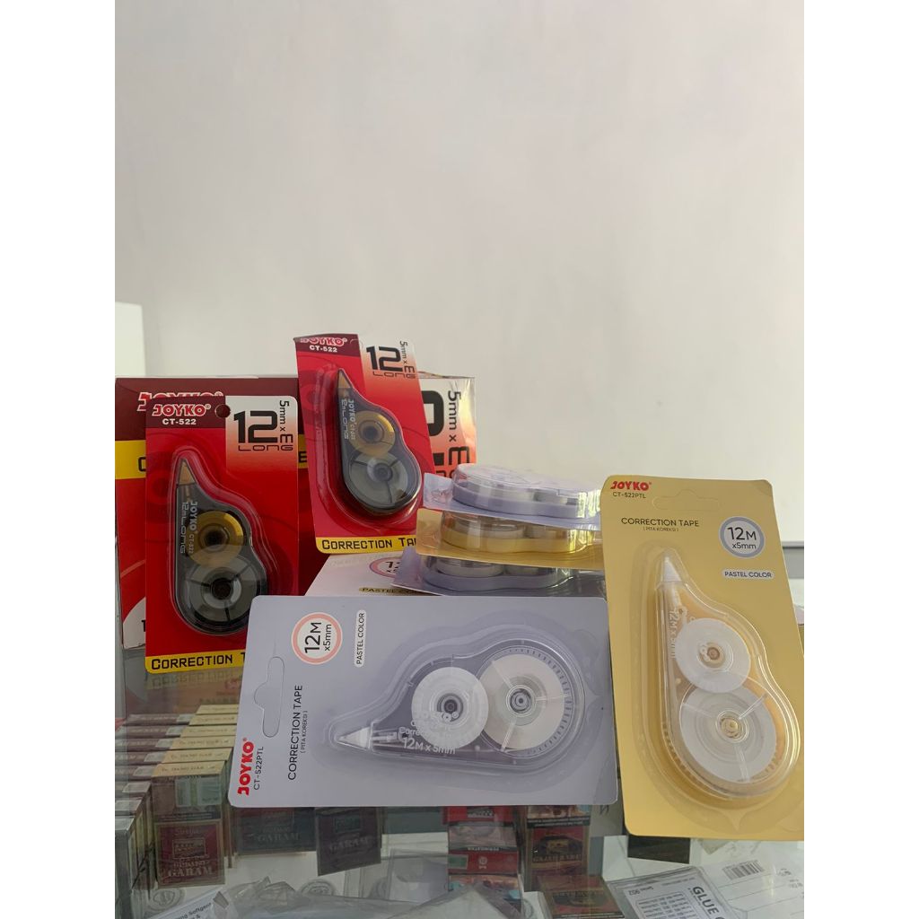 

CORRECTION TAPE/MODEL PITA KOREKSI KERTAS JOYKO CT-522/CT-522PTL