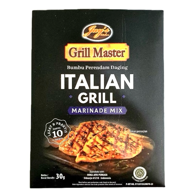 

Jays Grill Master Italian Grill 30g