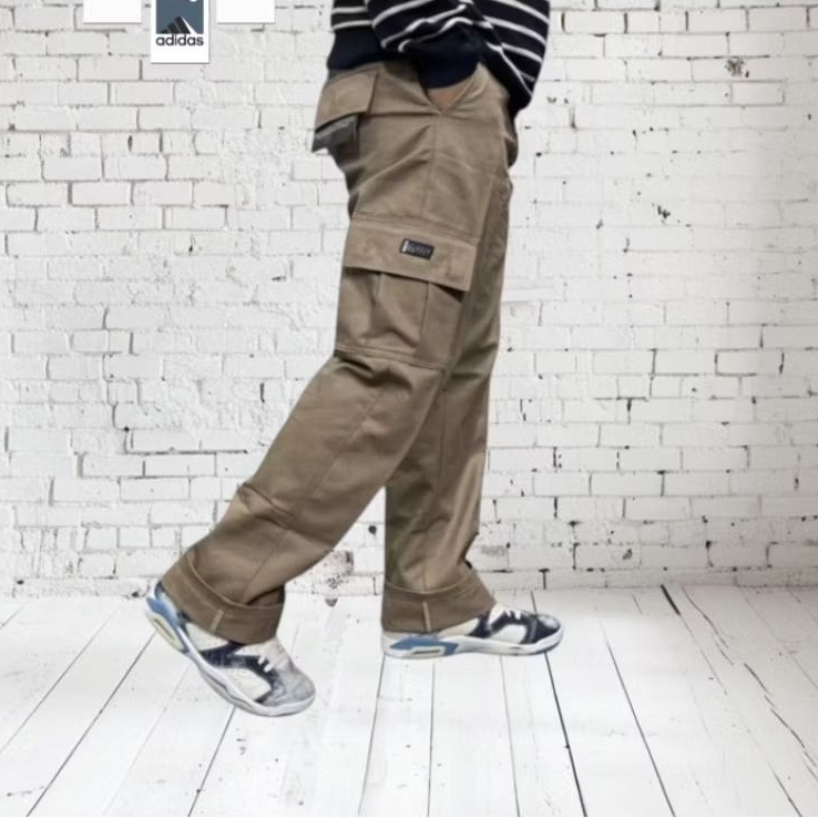 celana panjang cargo reguler - celana cargo panjang pria standard the original outfit