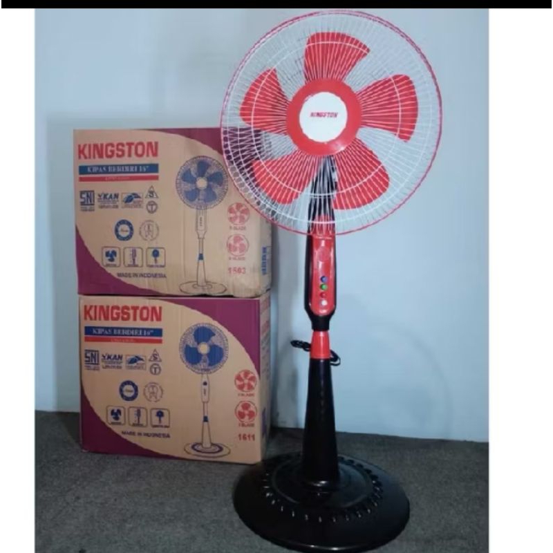 Kipas angin berdiri 16inch kingston murah / kipas angin standfan kingston 16