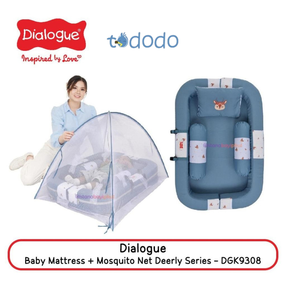 Kasur Sofa Bayi Dialogue Baby Matras+Mosquito Net Deerly Series DGK 9308