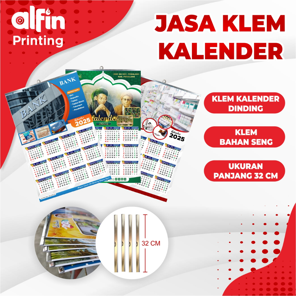 

KLAIM KALENDER | jasa klem kalender 2025 | klem besi kalender