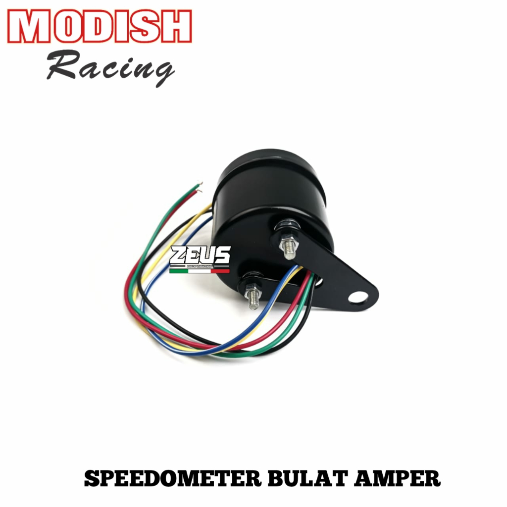 PROMO-Speedometer Bulat Amper Bensin Jarum LED Bulat 12 Volt Jarum Fuel Meter Bensin Analog Motor