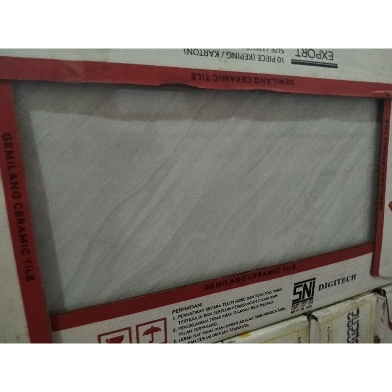 KERAMIK DINDING KAMAR MANDI 25x40 GLOSSY GREY WHITE MARBLE
