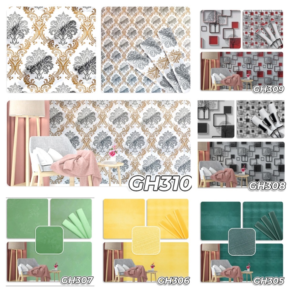 Wallpaper Stiker ORANGE GH 303-310