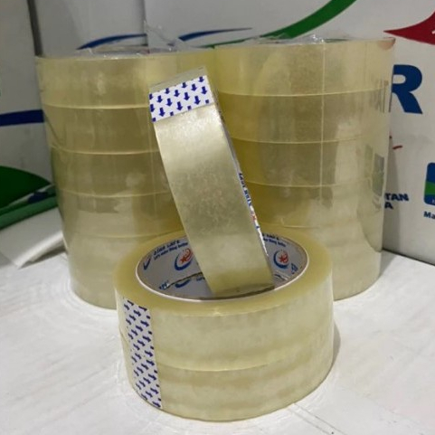 

Lakban Bening Opp Tape Isolasi Solatip - 12mm / 24mm, panjang 100 yard