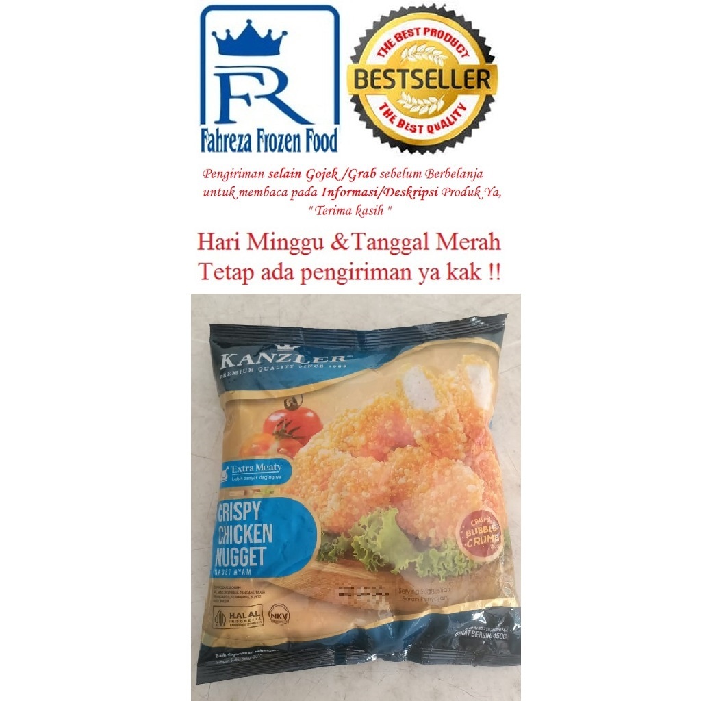 

Kanzler Crispy Chicken Nugget 450 Gram Harga Promo