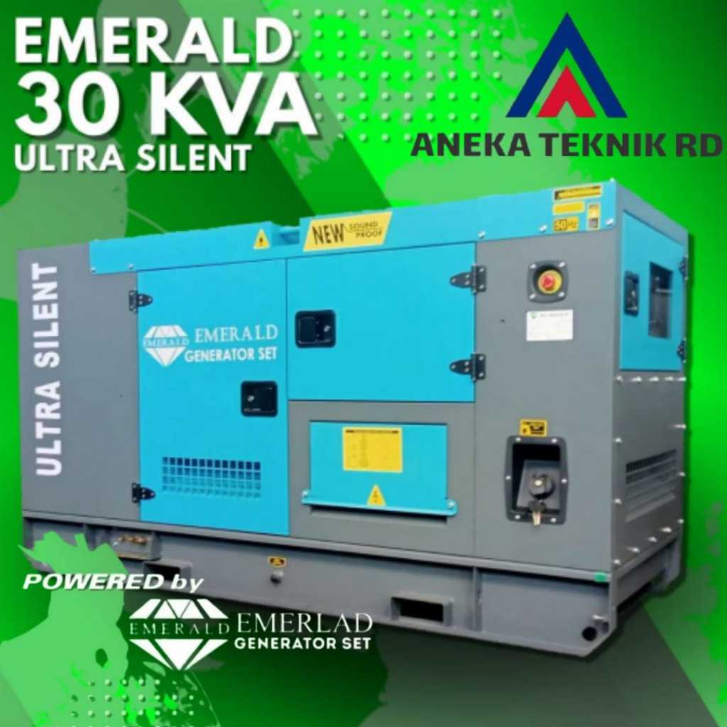 RAMADHAN SALE  Genset 30 KVA Emerald Diesel - Ultra Silent
