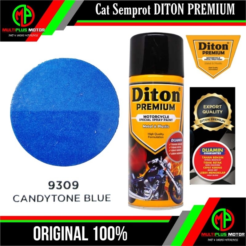DITON PREMIUM 400ML CANDY BLUE 9309 Cat Pilox Pilok DITON PREMIUM CANDYTONE BIRU