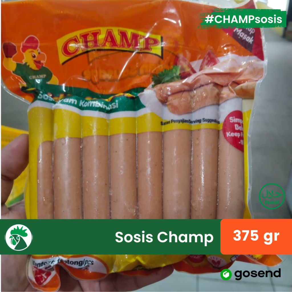 

Champ Sosis Ayam 375g | Sosis Ayam Enak | Champ Chicken Sausage