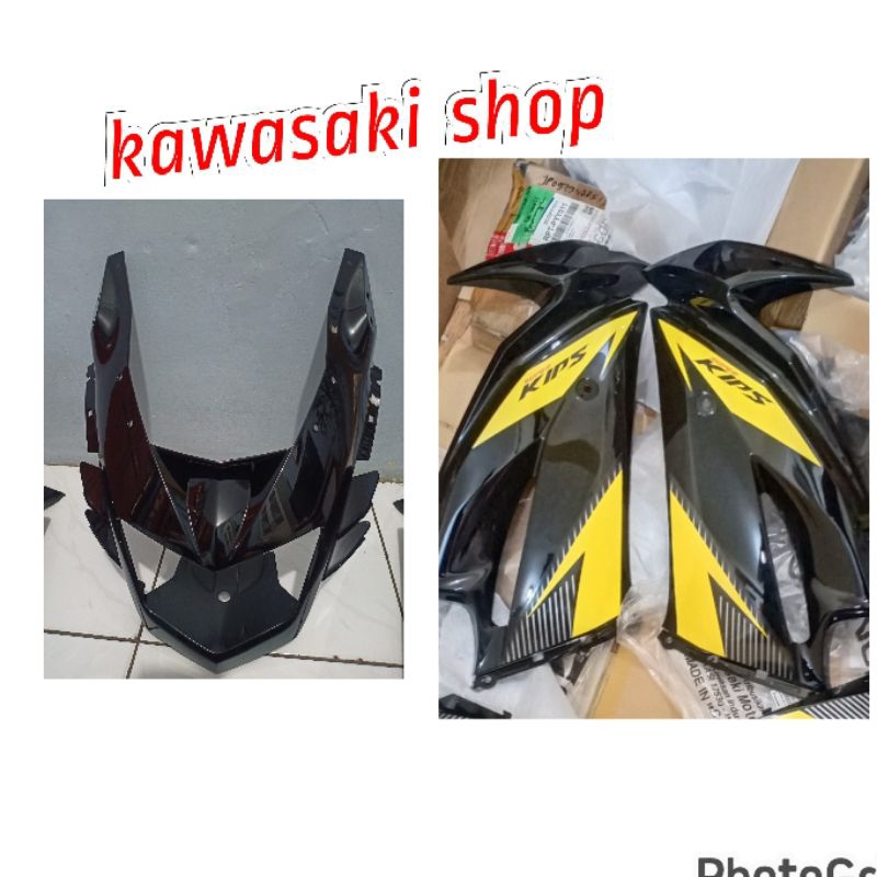 fairing fering body ninja rr new kuning 2014 original