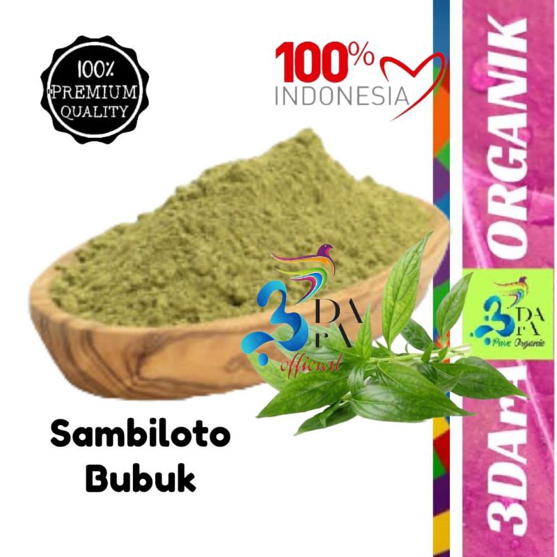 

Bubuk Sambiloto - Sambiroto Premium Murni Tanpa Campuran