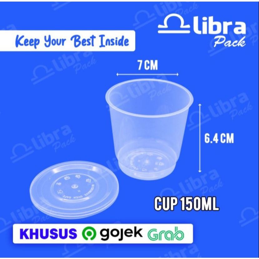 Cup Sambel Libra Ukuran 150 ml - Libra