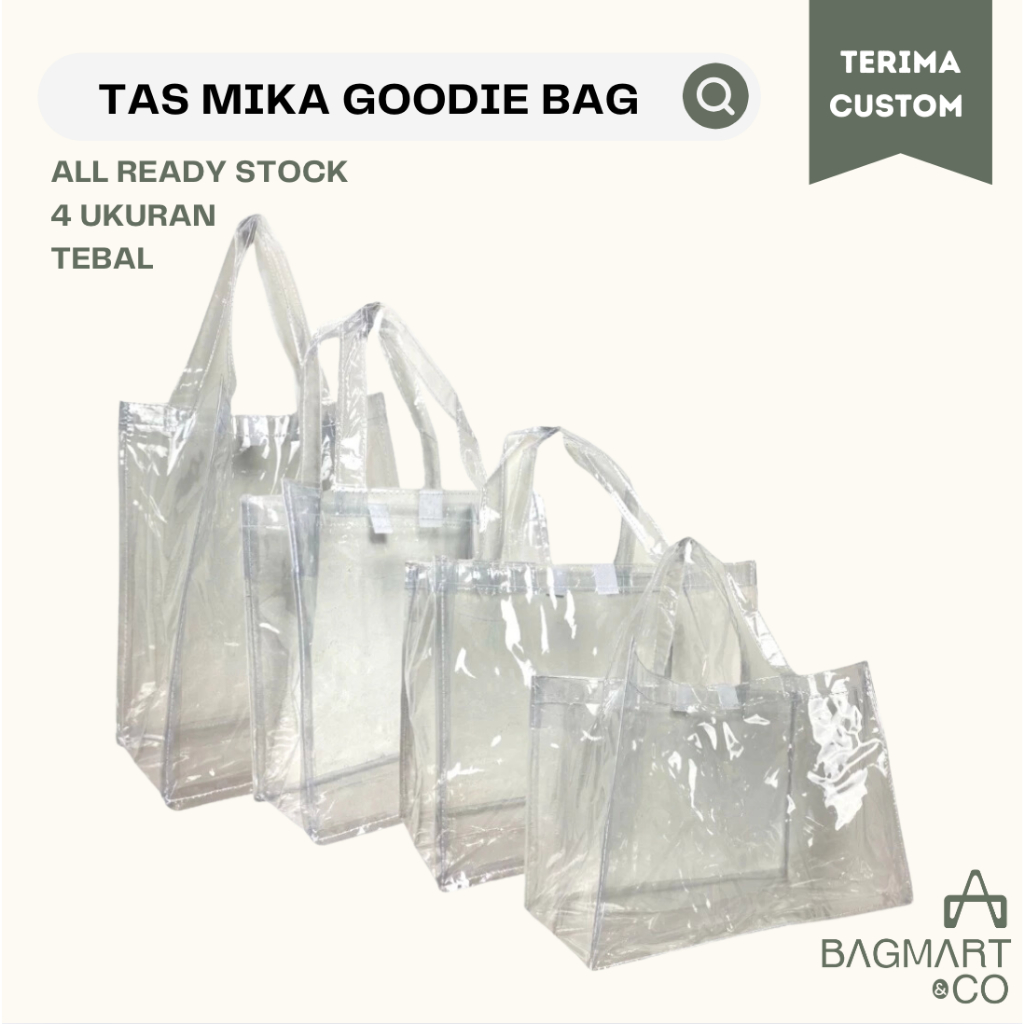 

Tas Mika Bening Tebal Untuk Souvenir Ulang Tahun Hampers Bouquet 0.25 MM