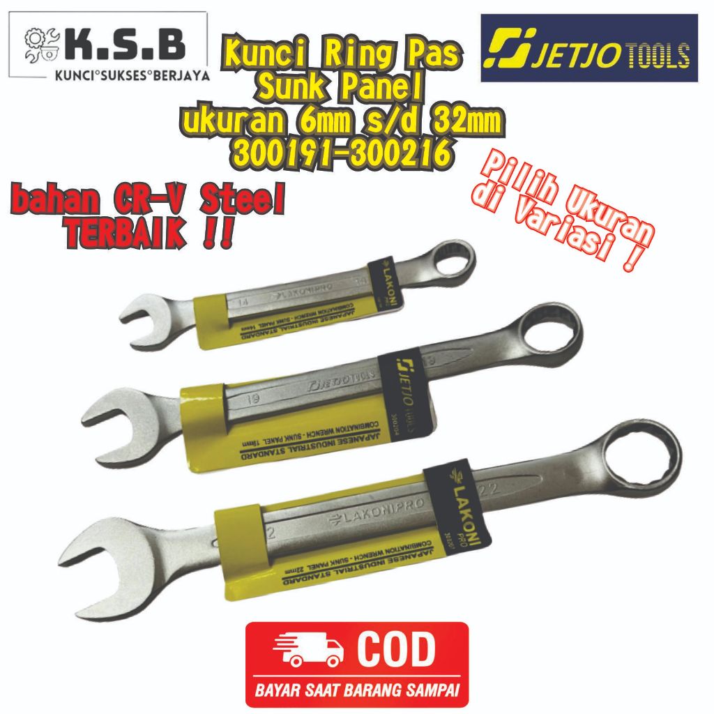 Kunci Ring Pas SUNK PANEL 6/7/8/9/10/11/12/13/14/15/16/17/18/19/20/21/22/23/24/25/26/27/28/29/30/32 