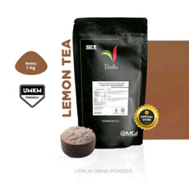 

Verlin Lemon Tea 1 kg Powder Drink / Minuman Serbuk Instan Bubuk