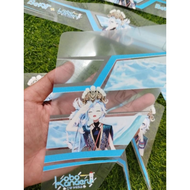 Striping Sticker Transparan Honda beat Fi copy desain Anime Kobo kanaeru