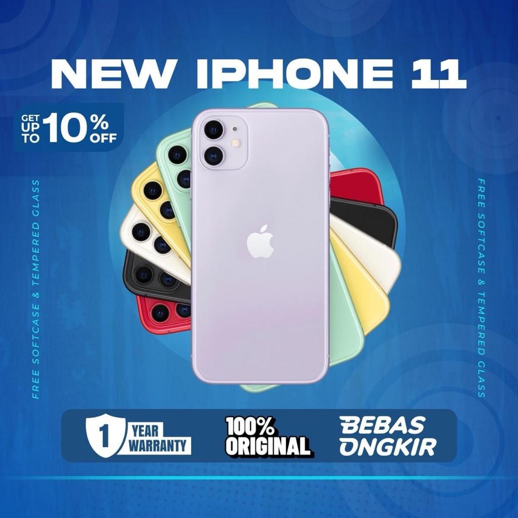 NEW iPhone 11 64GB|128GB Resmi Indonesia - Garansi 1 Tahun