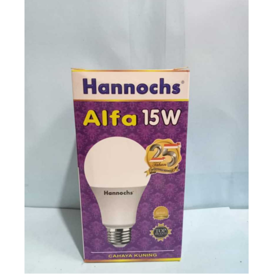 Hannochs - Lampu LED ALFA - 15 watt - Cahaya Kuning