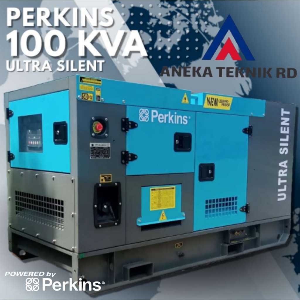 Genset 100KVA Perkins Diesel - Ultra Silent